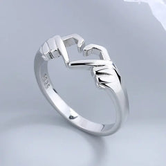 Silver Hug Ring