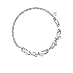 Heart Crystal Chains Choker