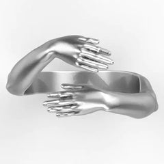 Silver Hug Ring