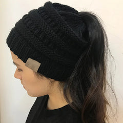 Warm Ponytail Beanie