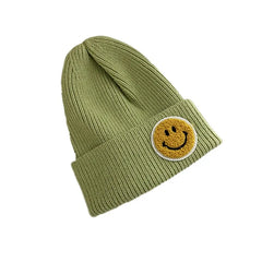 Smiley Face Warm Knitted Hat for Men And Women